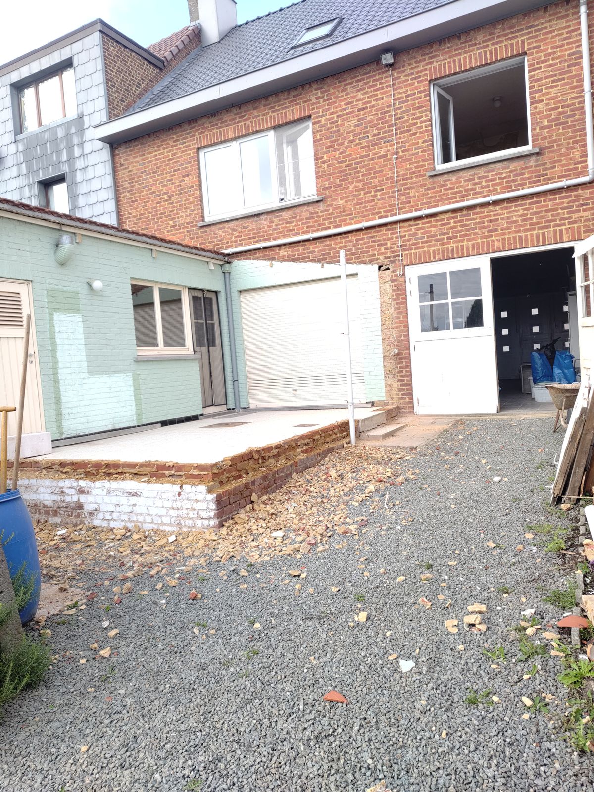 before foto bijbouw aan woning te Geraardsbergen
